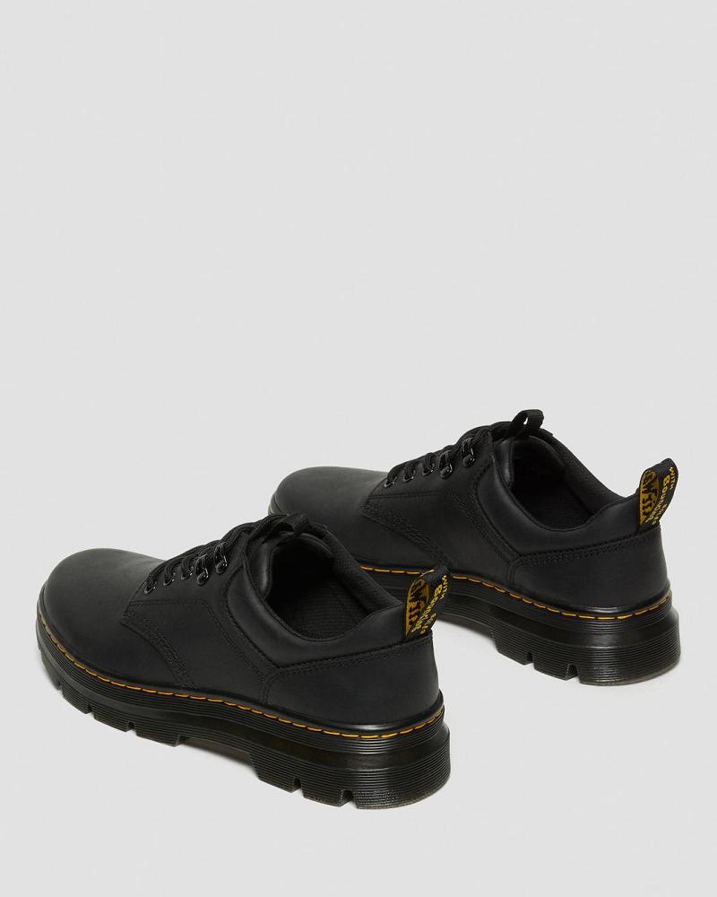 Zapatos Utilitarios Dr Martens Reeder Wyoming Cuero Hombre Negros | MX 189YXF